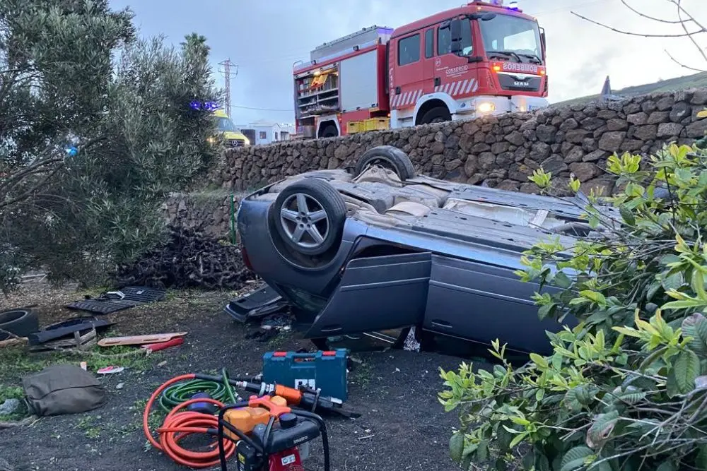 Accidente de tráfico en la carretera Tao-Tiagua