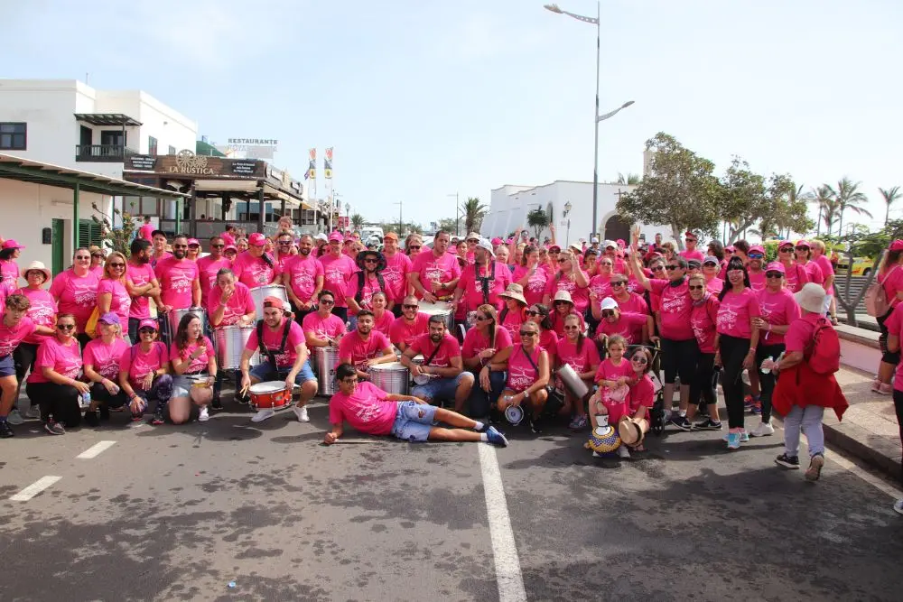 Caminata contra el cáncer en Playa Blanca