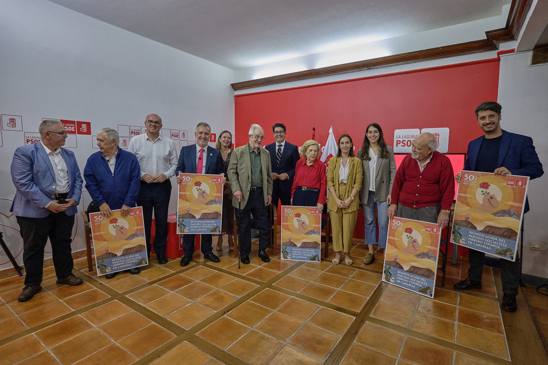 50 aniversario del Partido Socialista Obrero Español en Canarias