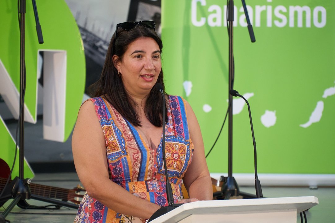 Arminda Barreto, portavoz de NC en Tías