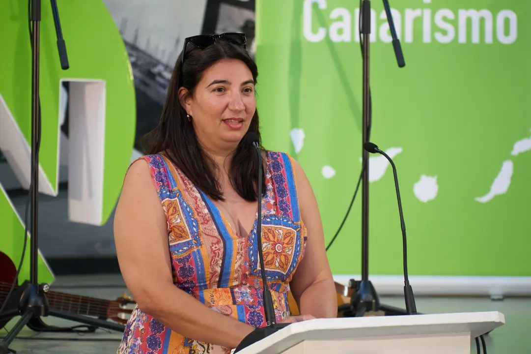 Arminda Barreto, portavoz de NC en Tías. Imágen de archivo.