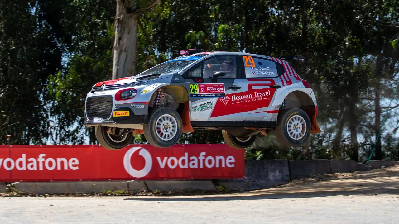 Eric Camilli en el Rally de Portugal (FOTO: Raúl Baquero)