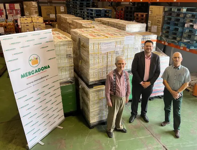 Entrega al Banco de Alimentos de Las Palmas