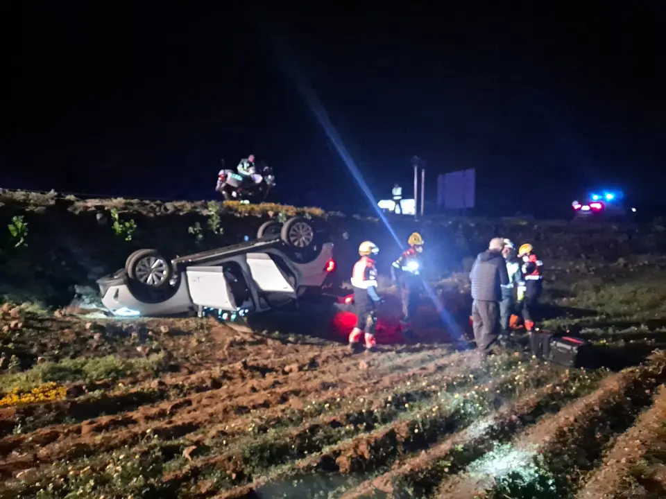 Accidente en El Peñón