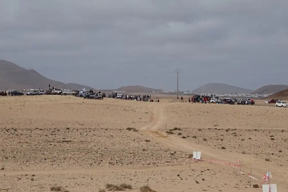 Celebración de un rallye de tierra en Lanzarote