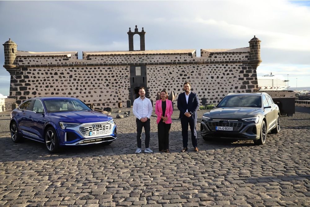 Audi presenta en Lanzarote su nuevo modelo eléctrico