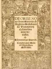 Obra DE ORBE NOVO de Pietro Martire (1530)