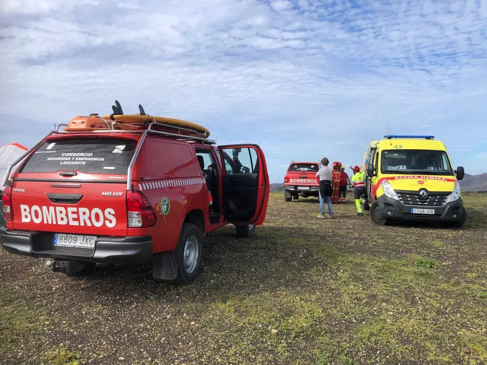 Herido en parapente