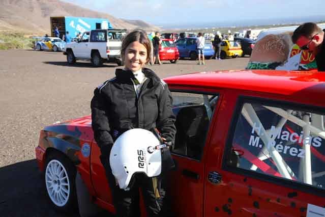 &nbsp;Martina Pérez Montesdeoca, copiloto en el &nbsp;43º Rallye Orvecame-Isla de Lanzarote