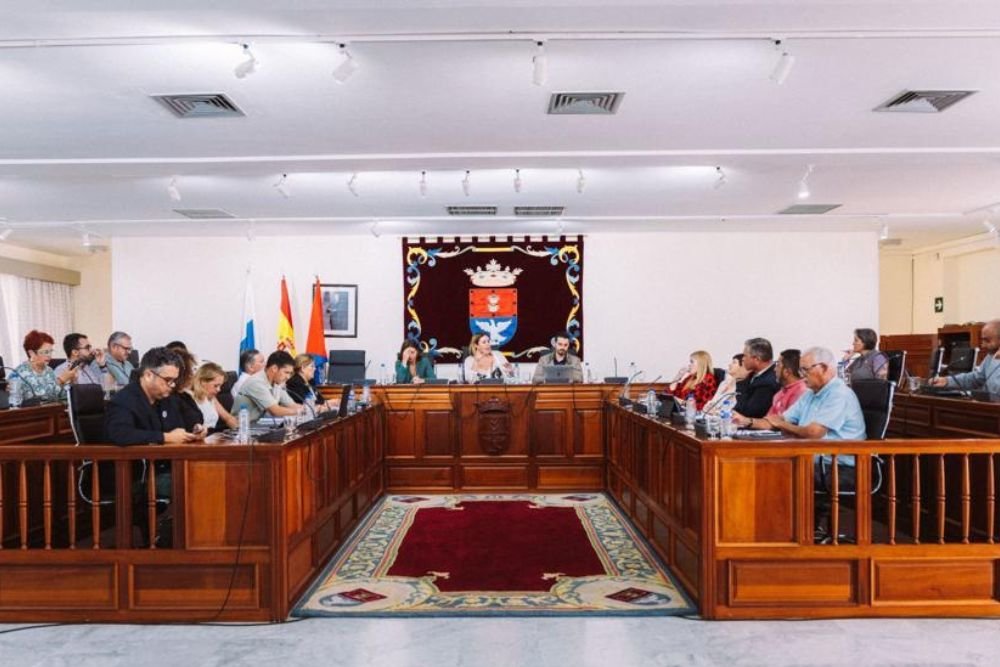 Pleno en el Ayuntamiento de Arrecife