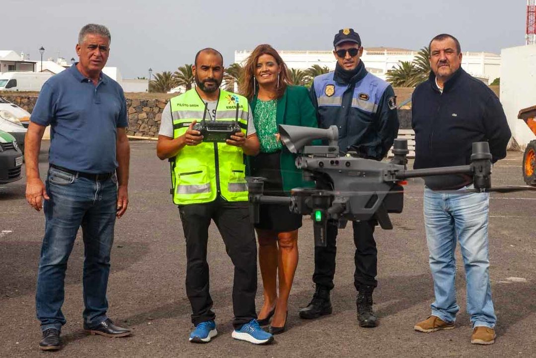 Dron para mejorar la seguridad en Teguise