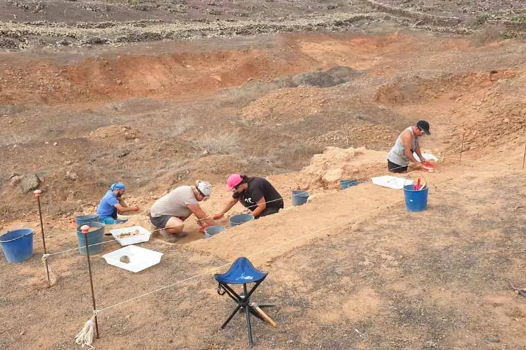 Trabajos de excavación