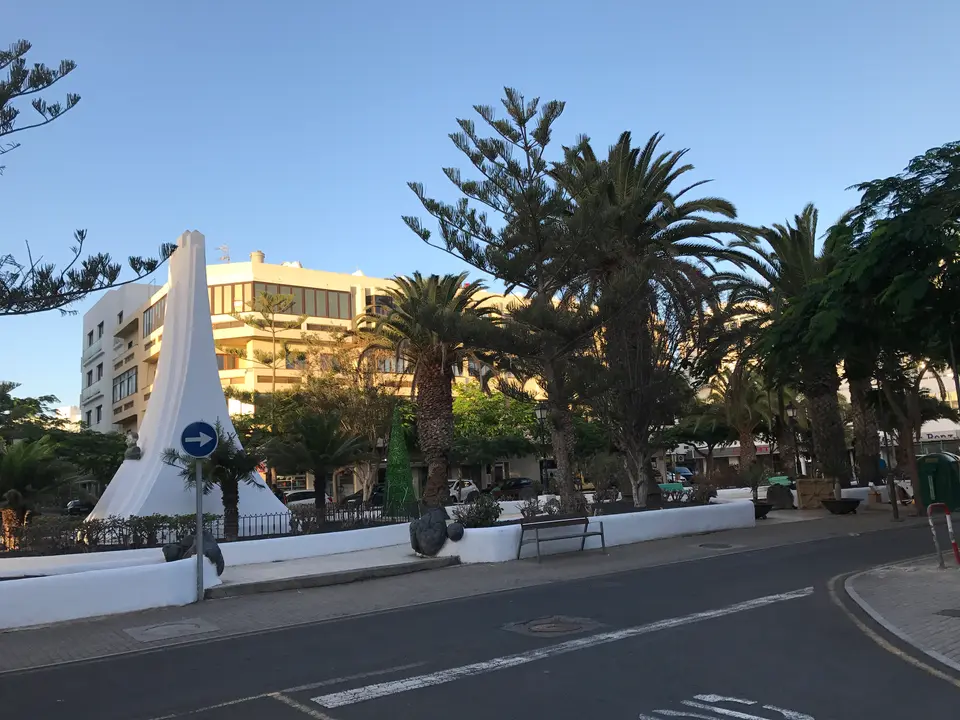 Parque Simón Bolívar en Arrecife