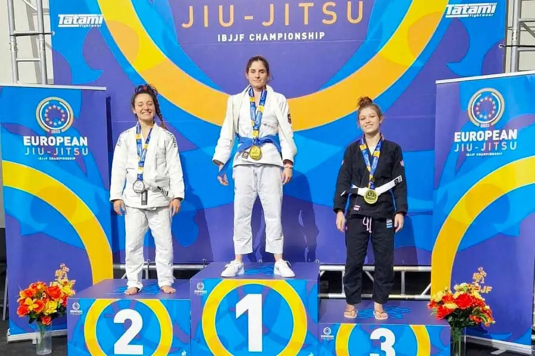 María Alonso, campeona del Europeo de Jiu-jitsu 