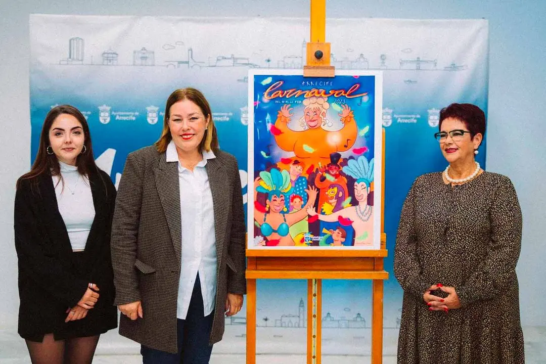 Presentación del cartel del Carnaval en Arrecife