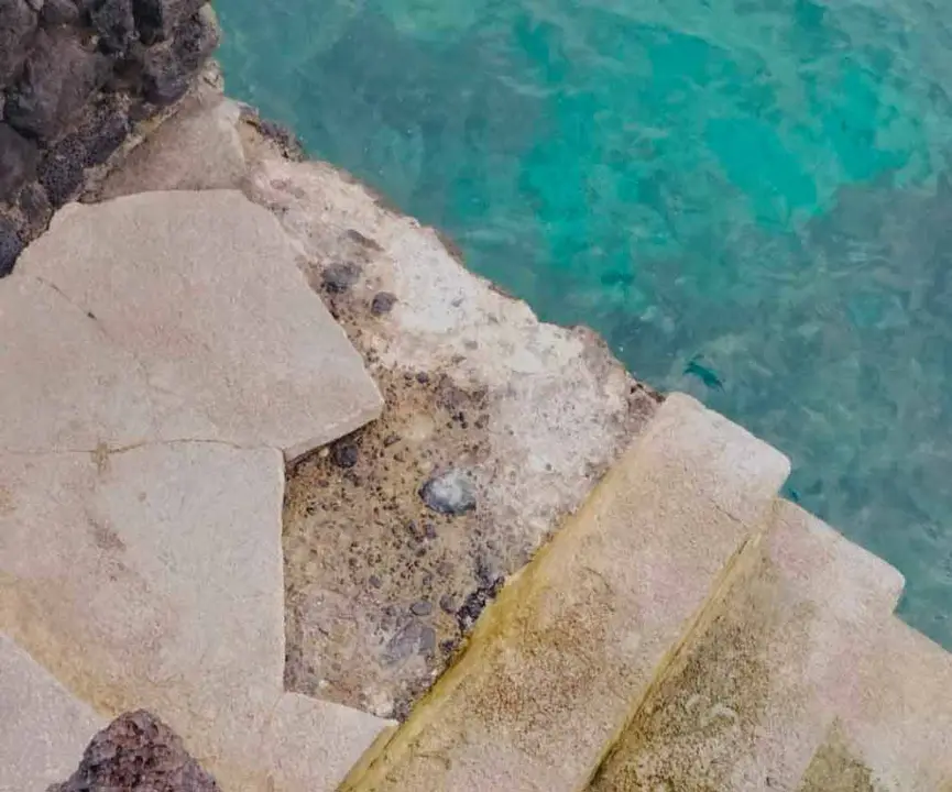 Estado del muelle de Punta Mujeres