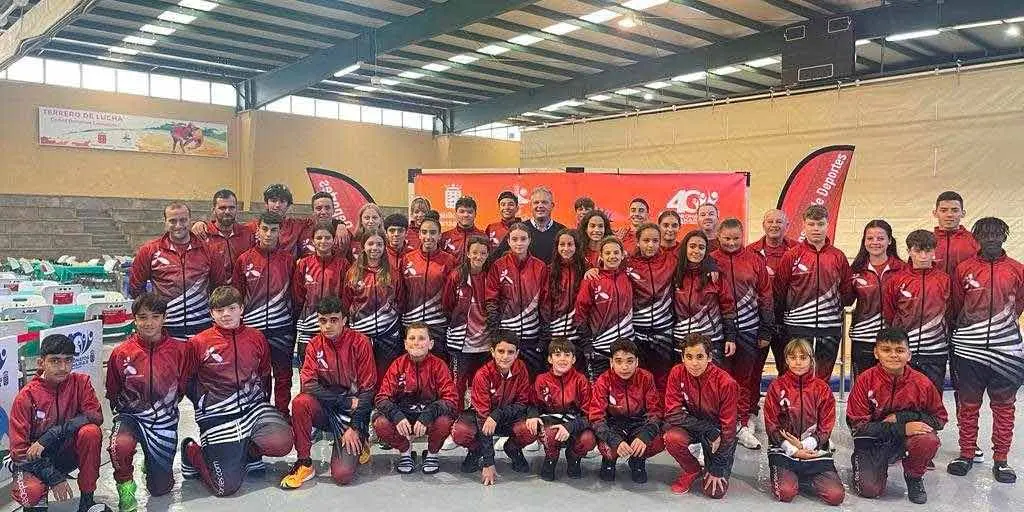 Niños y niñas que acudirán al Campeonato de Canarias 2023