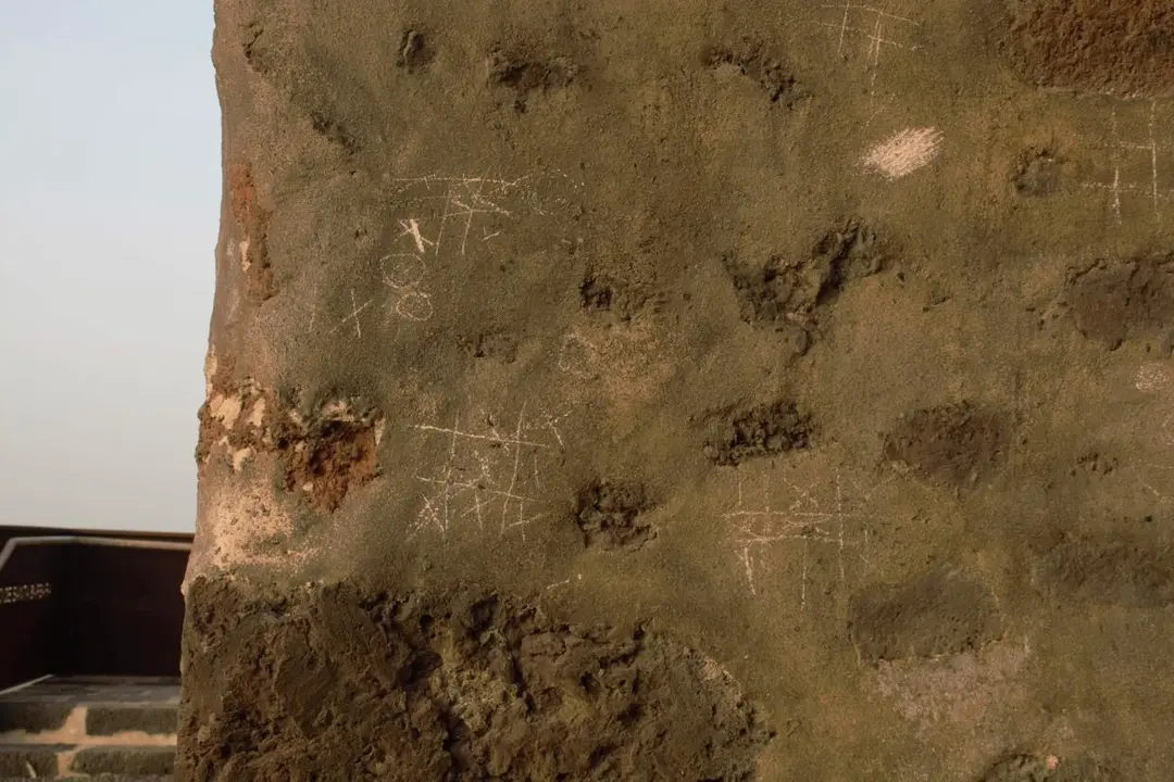 Daños en el Castillo de Santa Bárbara