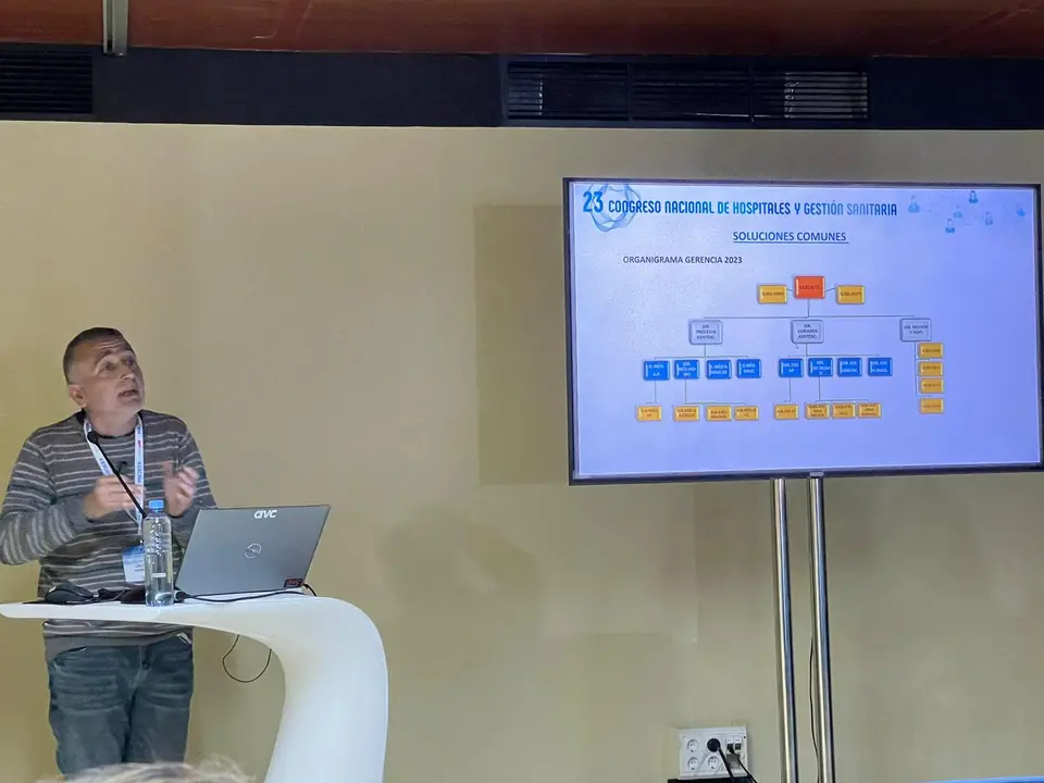 Momento de la presentación en el Congreso Nacional de Hospitales