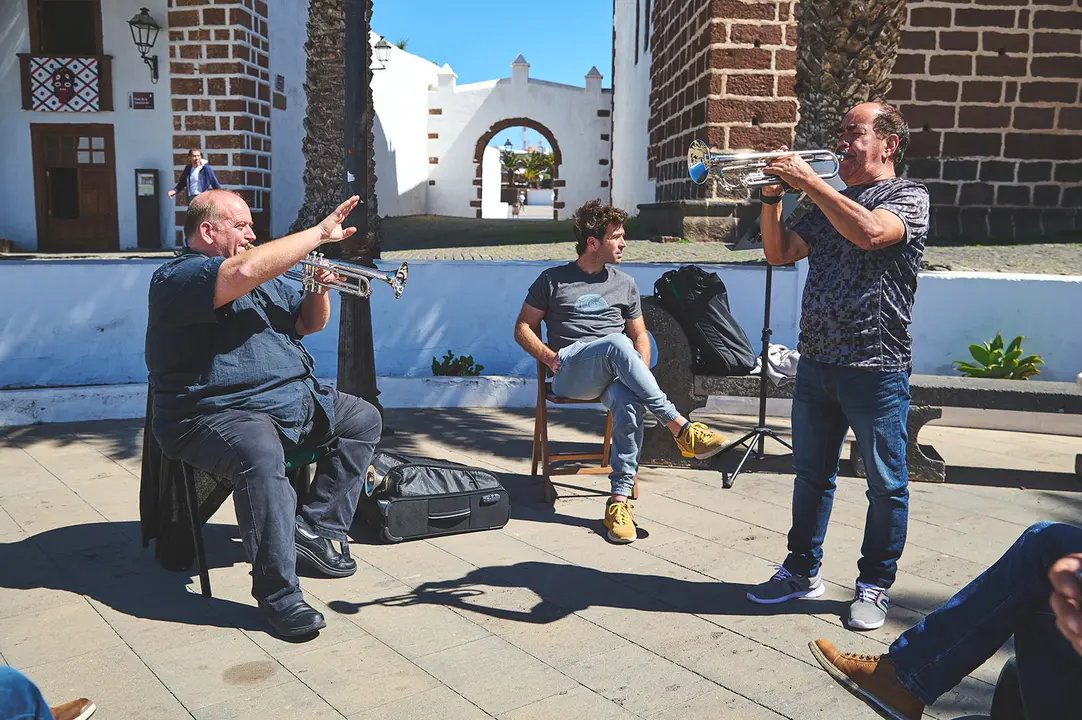 Músicos en la Villa de Teguise