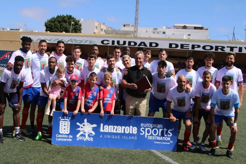 Jugadores de la UD Lanzarote