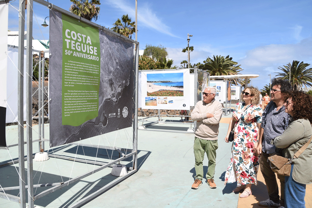 Exposición sobre el 50 aniversario de Costa Teguise