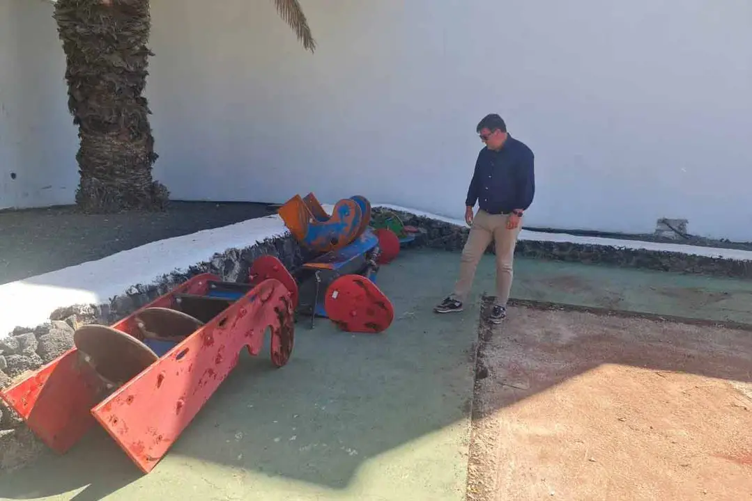 Obras en el parque Félix Rodríguez de la Fuente 