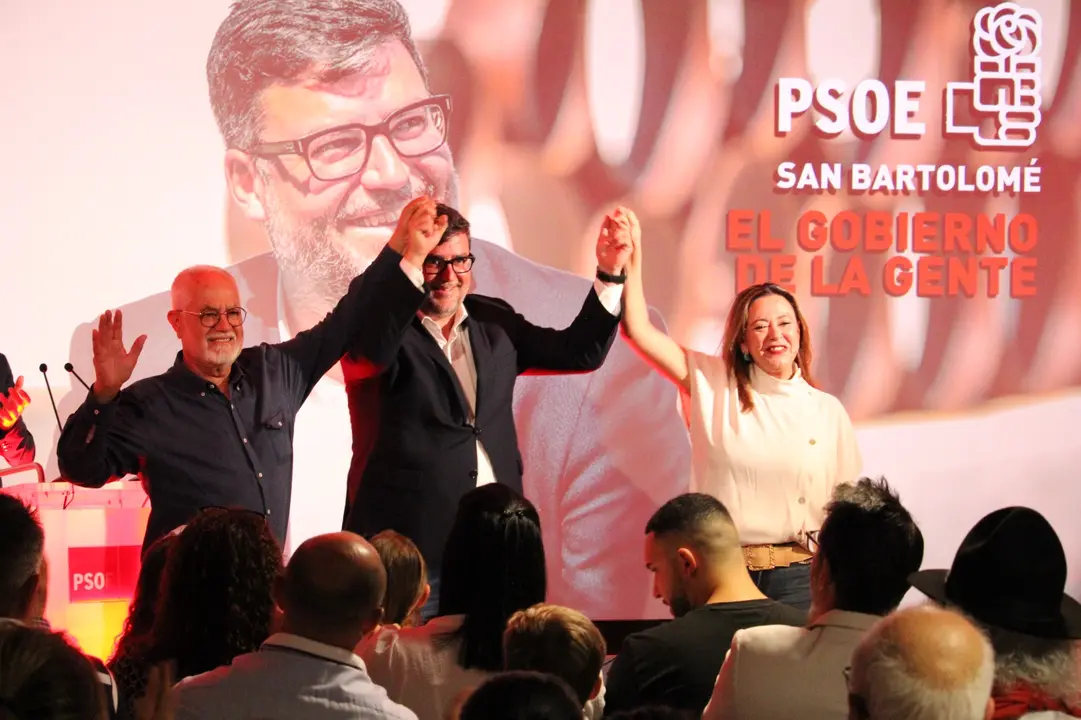 María Dolores Corujo, Marcial Martín Bermúdez e Isidro Pérez