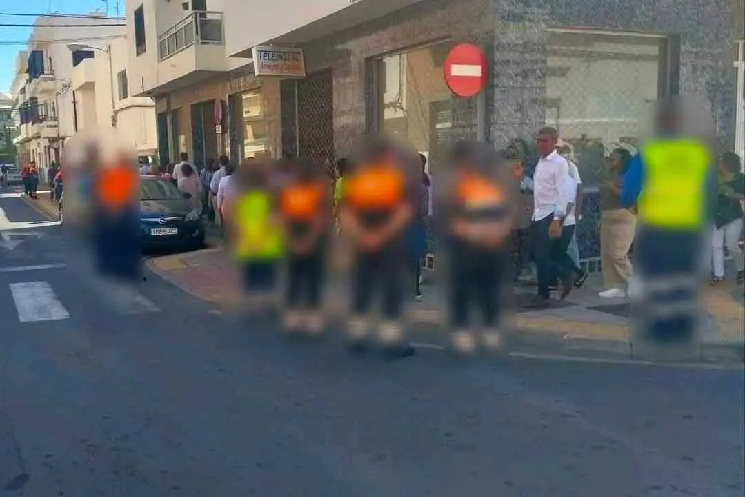 Procesión de la burrita en Arrecife