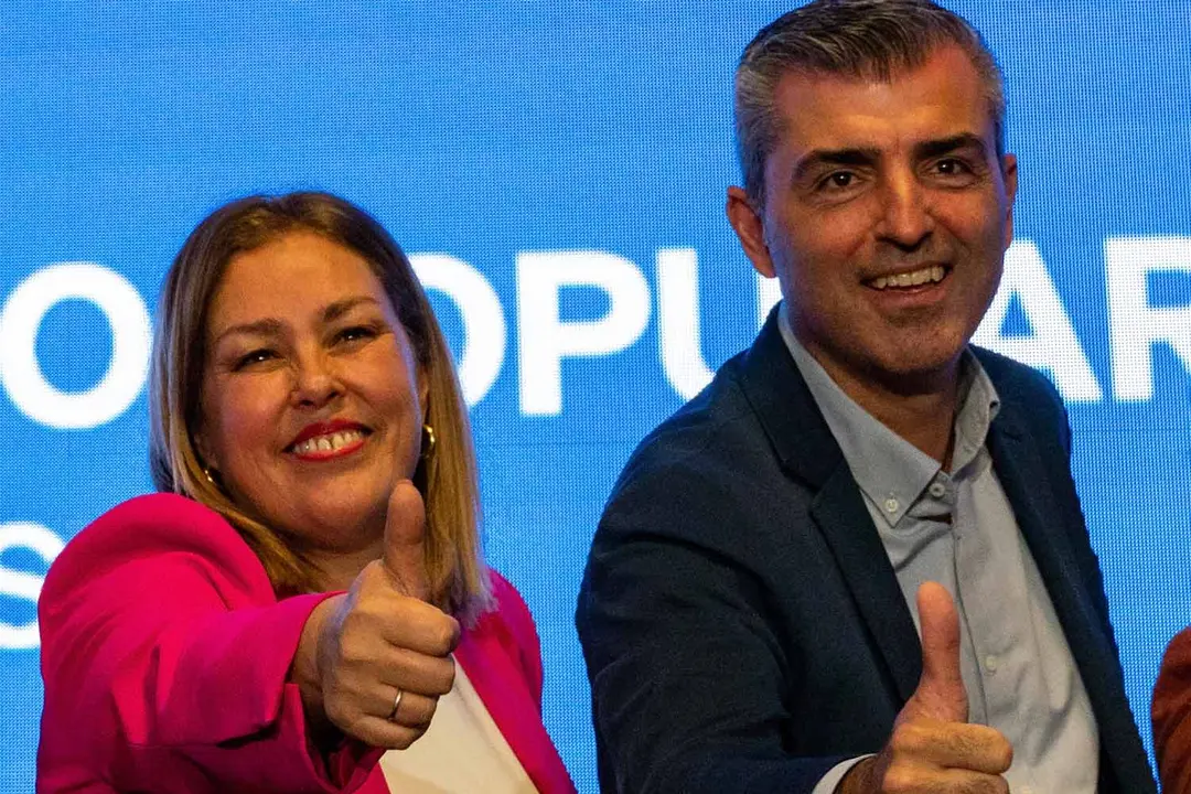 Astrid Pérez y Manuel Domínguez