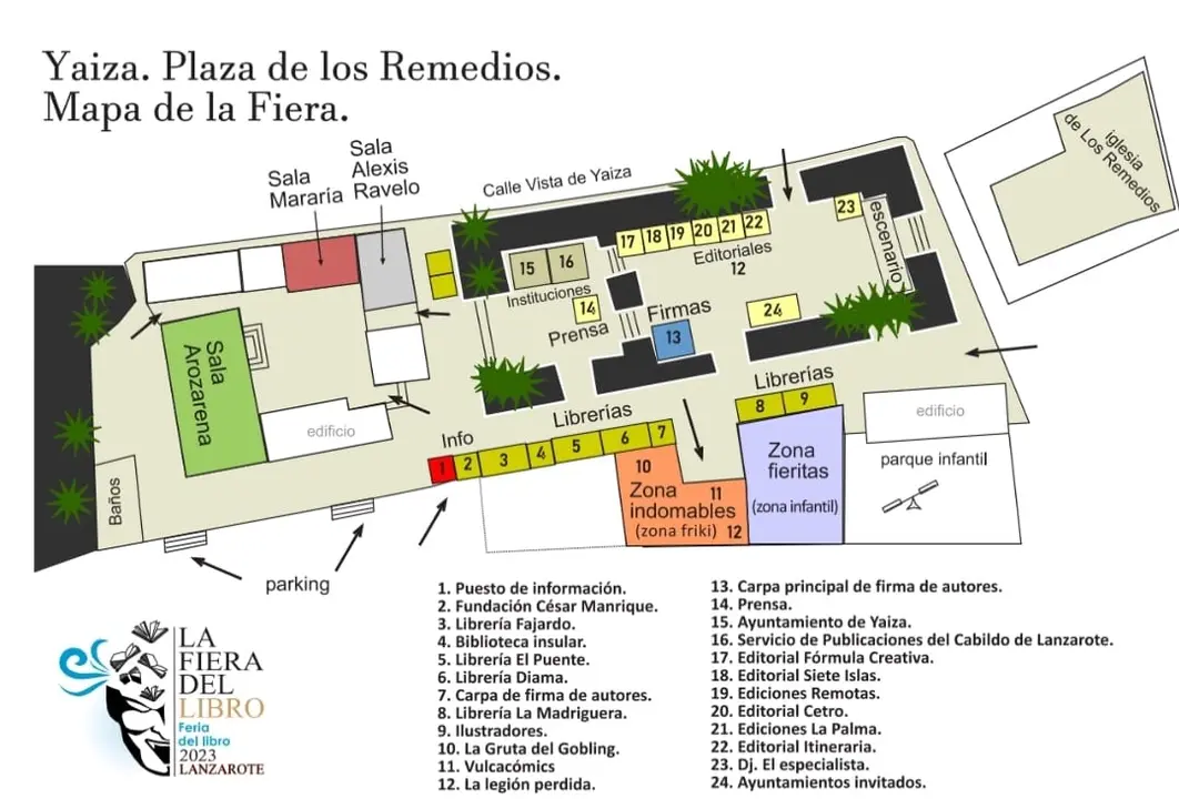 Plano de la Fiera del Libro