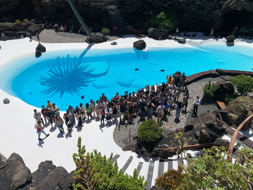 Los participantes de Saber de César en Jameos del Agua