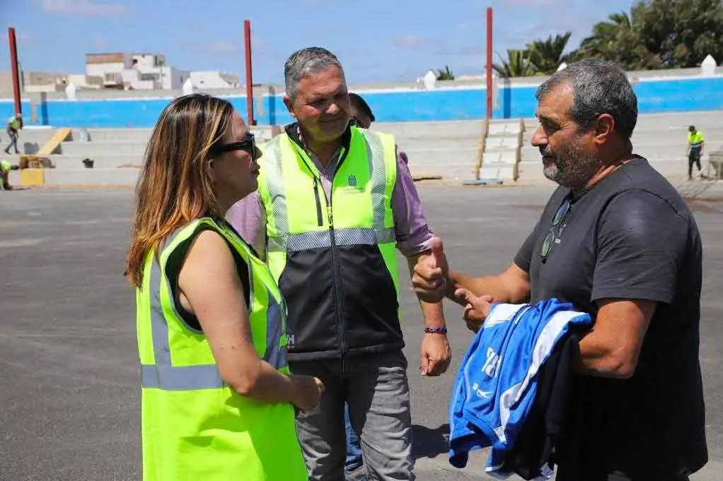 Visita al campo de Fútbol de Altavista