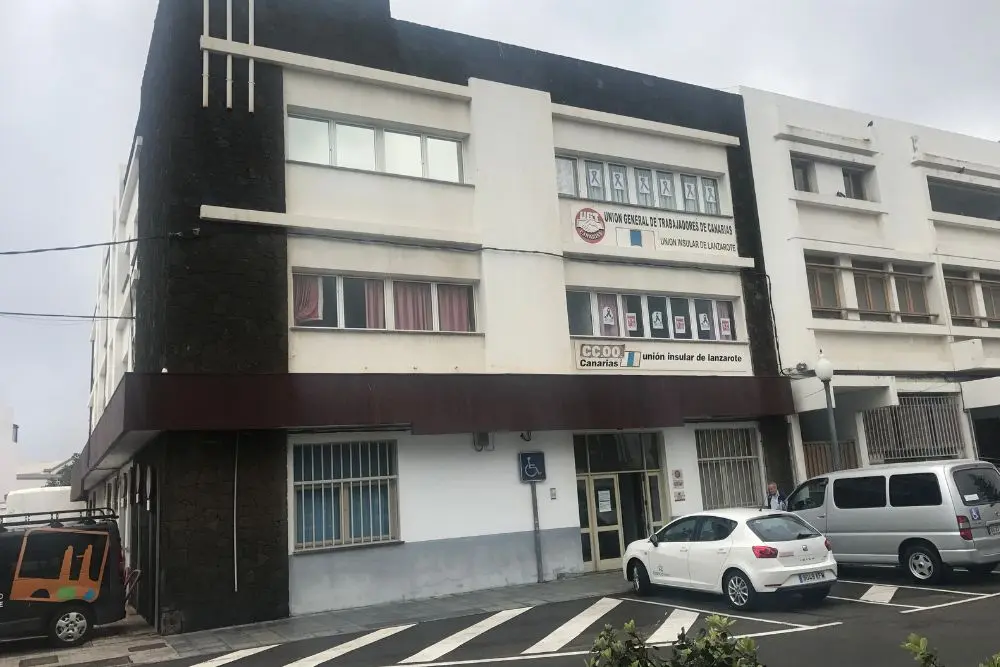 Edificio de los sindicatos en Arrecife