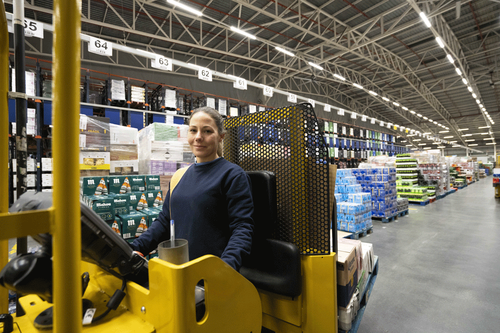 Trabajadora de Mercadona