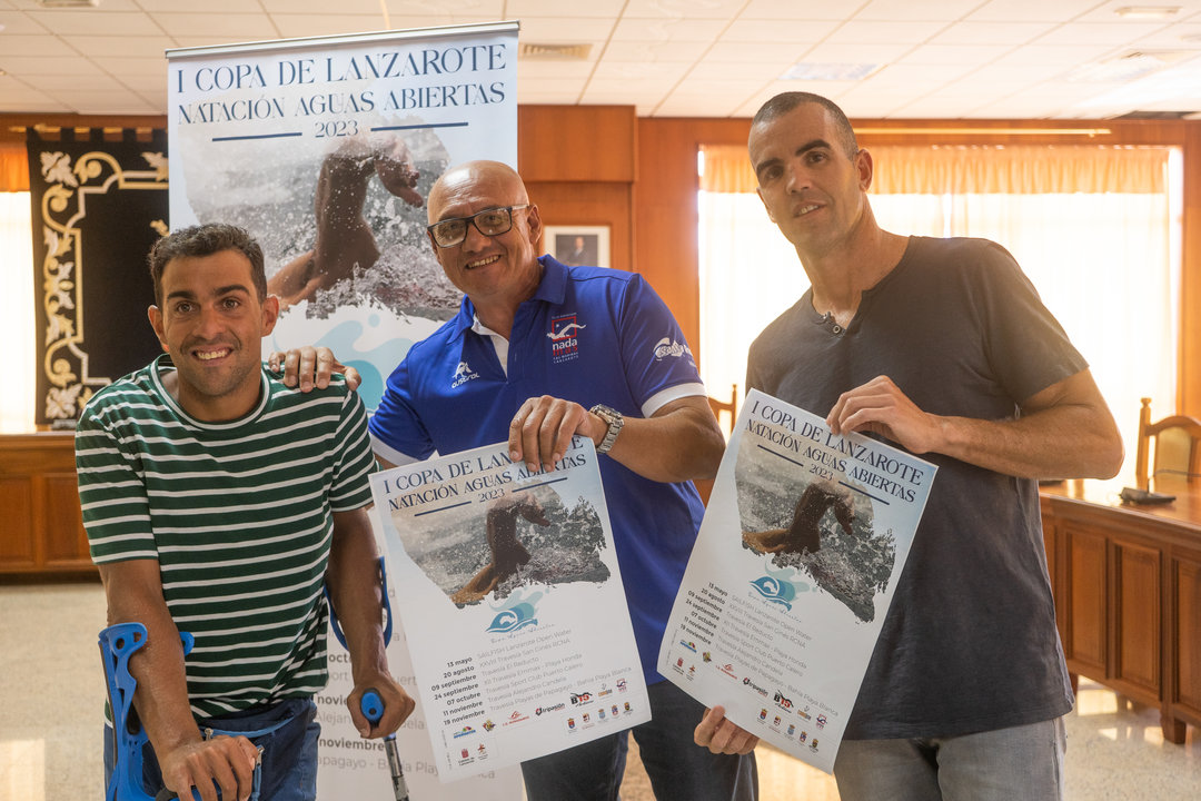 Presentación de la Copa de Lanzarote de natación en aguas abiertas