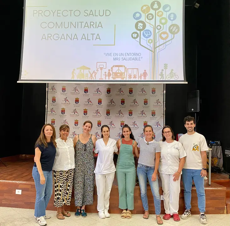 Grupo promotor del proyecto de salud comunitaria