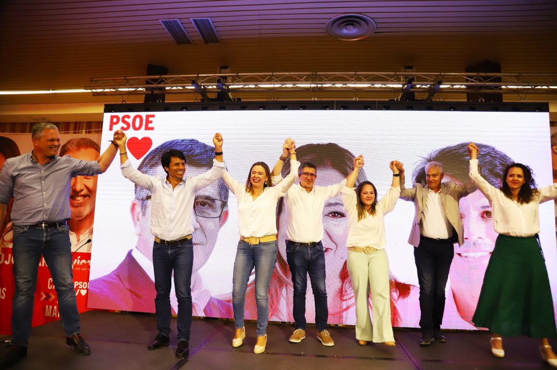 Patxi López en la campaña electoral del PSOE