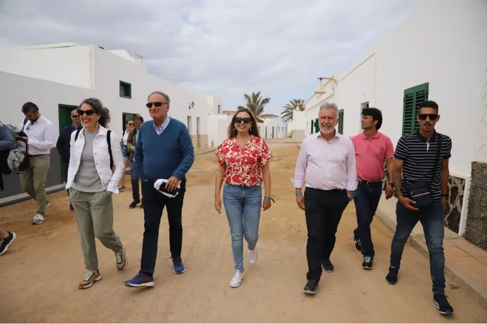 Líderes del PSOE en La Graciosa