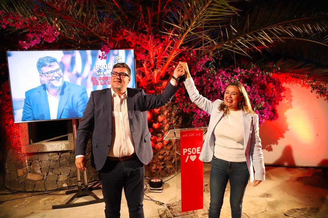 Acto central de campaña del PSOE de San Bartolomé