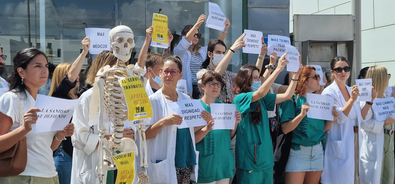 Protestas de los médicos en Lanzarote