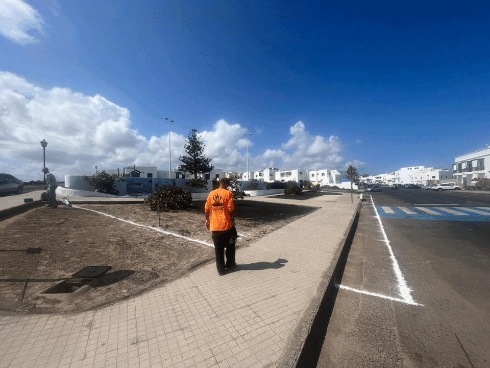 Zona donde irá el skate park de La Santa