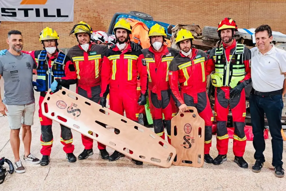 <p>Bomberos del Consorcio de Seguridad y Emergencias de Lanzarote</p>
