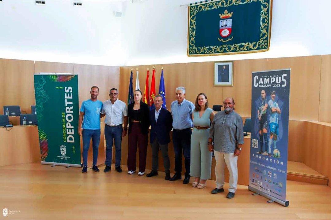 Presentación en Tías del Campus Suma de la Fundación Canaria del CD Tenerife&nbsp;