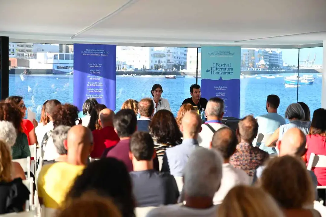 Benjamín Prado en el Islote de Fermina