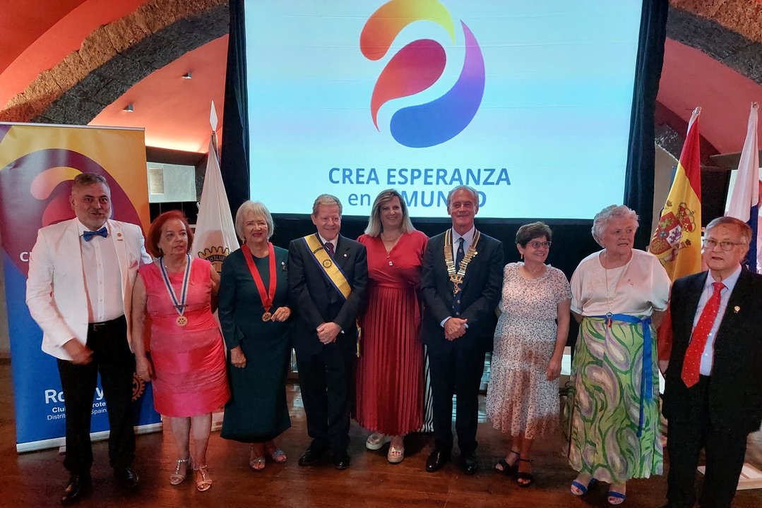 La nueva junta directiva de Rotary Club Lanzarote 2023 2024