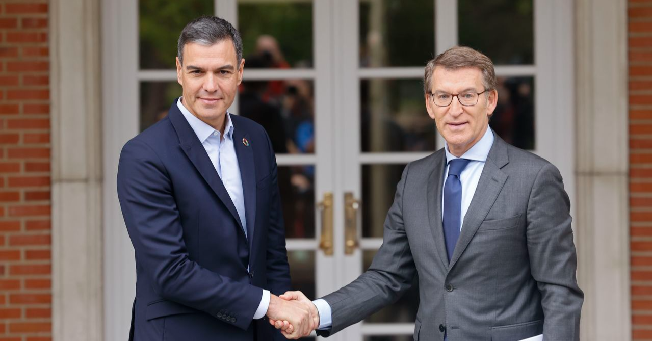 Pedro Sánchez y Alberto Núñez Feijóo.