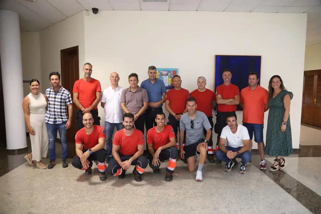 Toma de posesión de nuevos bomberos.