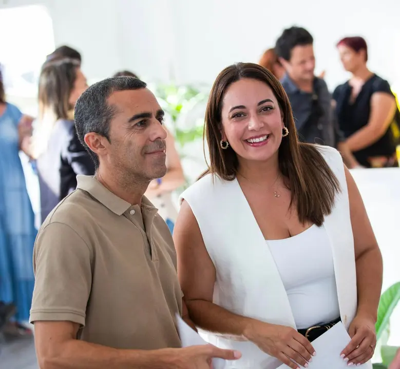 Cristina Calero junto a José Montelongo,