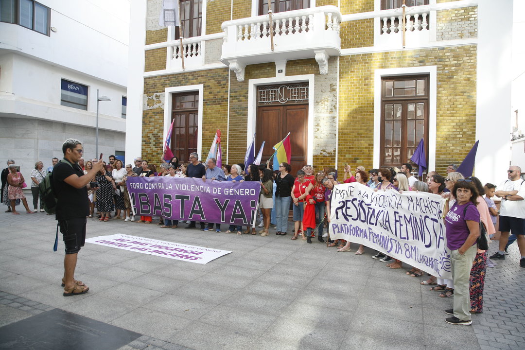 Concentración feminista el 20 de julio de 2023. Foto JL Carrasco.